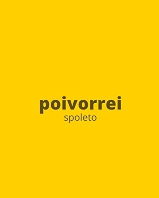 Cover for Poivorrei Spoleto (Pocketbok) (2020)