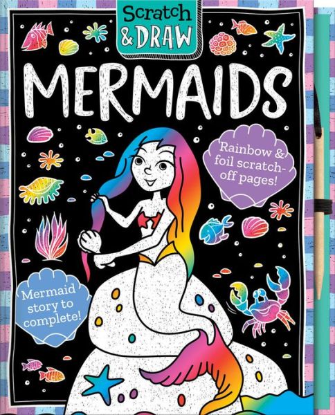 Cover for Connie Isaacs · Scratch and Draw Mermaids (Hardcover Book) (2021)