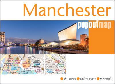 Cover for Popout Map · Manchester PopOut Map - PopOut Maps (Landkarten) (2022)