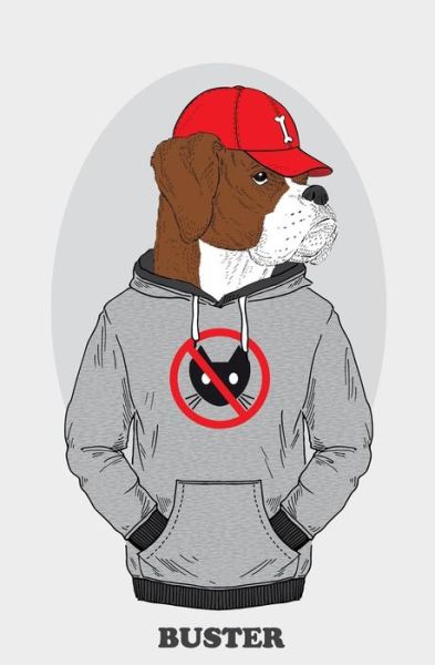 Cover for Journal Jungle Publishing · Buster: 150-page Blank Writing Journal [Fashion Dog Series] (Paperback Book) (2015)