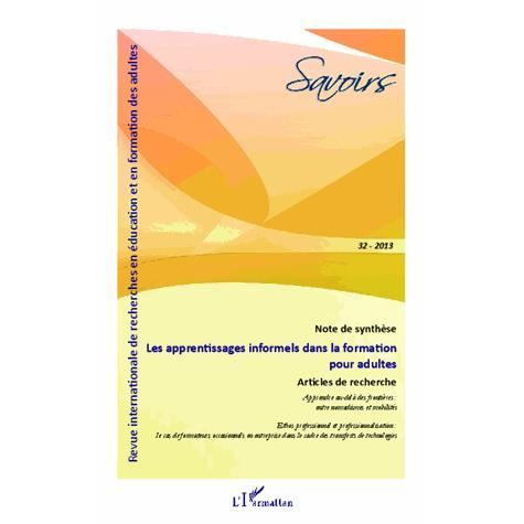 Cover for Bernadette Charlier · Les apprentissages informels dans la formation pour adultes (Paperback Book) (2020)