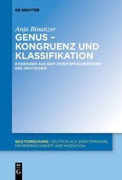 Cover for Binanzer · Genus - Kongruenz und Klassifi (Book) (2017)