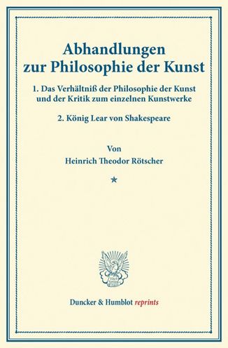 Cover for Rötscher · Abhandlungen zur Philosophie d (Bog) (2013)