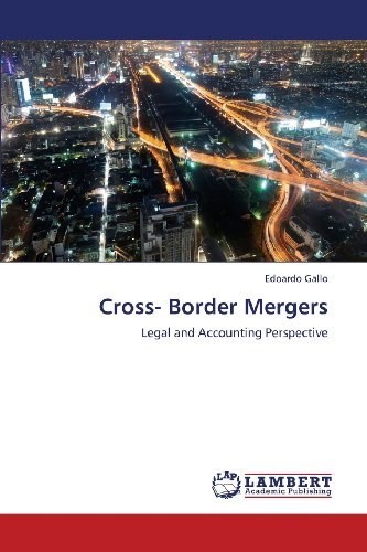 Cover for Edoardo Gallo · Cross- Border Mergers: Legal and Accounting Perspective (Paperback Bog) (2013)