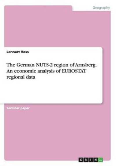 Cover for Voss · The German NUTS-2 region of Arnsbe (Book) (2016)