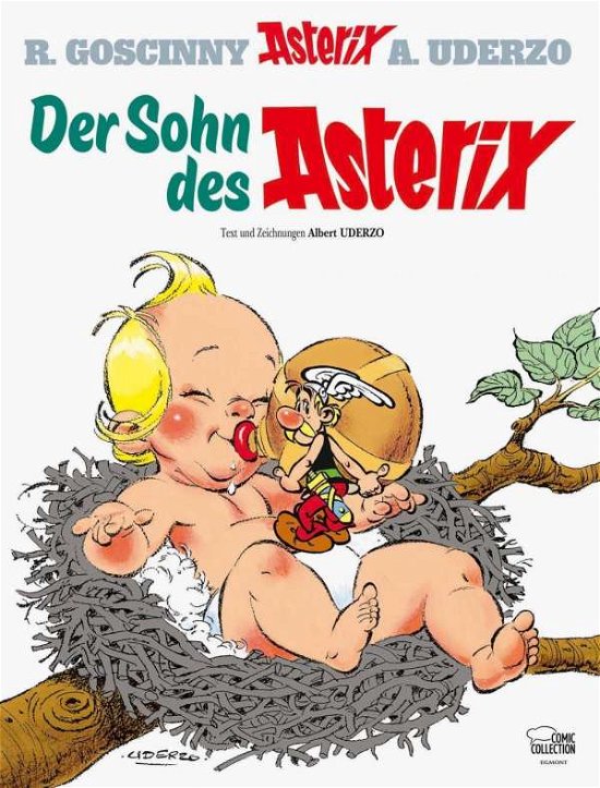 Cover for Albert Uderzo RenÃ© Goscinny · Asterix in German: Der Sohn des Asterix (Hardcover bog) (2013)