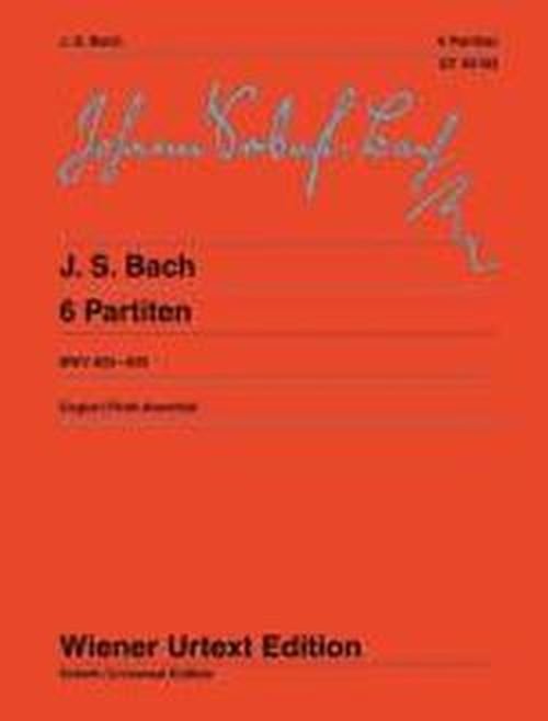 Cover for Johann Sebasti Bach · 6 Partitas Piano Exercises Part 1 Bwv 82 - Wiener Urtext (Paperback Book) (2004)