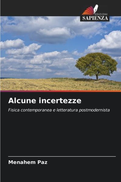 Cover for Menahem Paz · Alcune incertezze (Paperback Book) (2021)