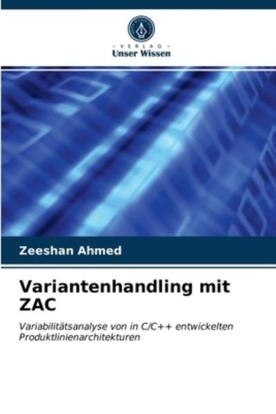 Cover for Ahmed · Variantenhandling mit ZAC (N/A) (2021)