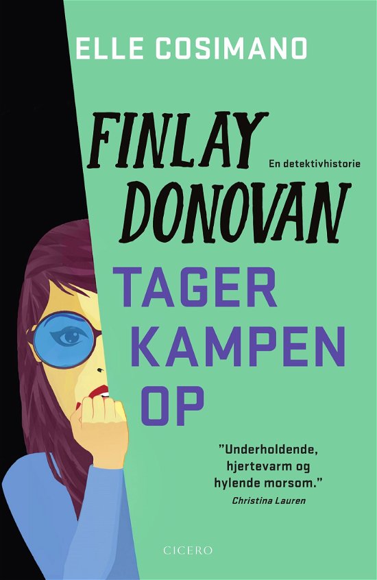 Cover for Elle Cosimano · Finlay Donovan: Finlay Donovan tager kampen op (Sewn Spine Book) [1st edition] (2024)
