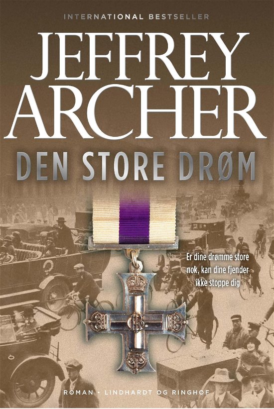 Cover for Jeffrey Archer · Den store drøm (Bound Book) [1º edição] (2020)