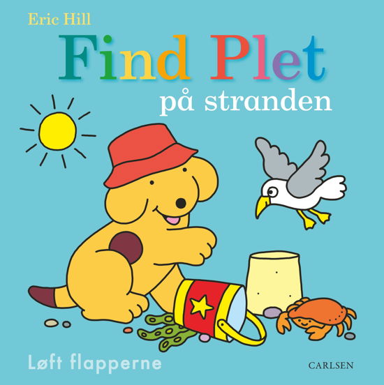 Cover for Eric Hill · Plet: Find Plet på stranden (Pappbok) [1:a utgåva] (2024)