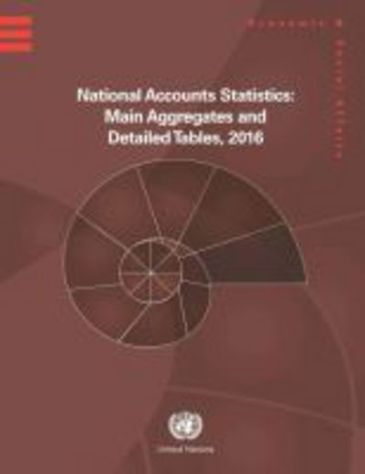 Cover for United Nations: Department of Economic and Social Affairs: Statistics Division · National accounts statistics 2016: main aggregates and detailed tables (Hardcover Book) (2017)