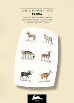 Cover for Pepin Van Roojen · Fauna: Label &amp; Sticker Book (Paperback Book) (2019)