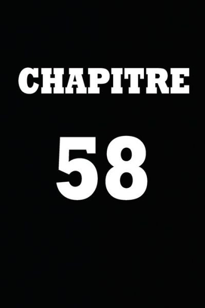 Cover for Chapitre Carnet · Chapitre 58 (Paperback Book) (2020)