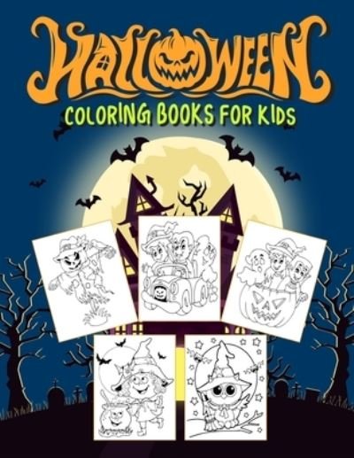 Cover for Omi Kech · Halloween coloring books for kids (Pocketbok) (2020)