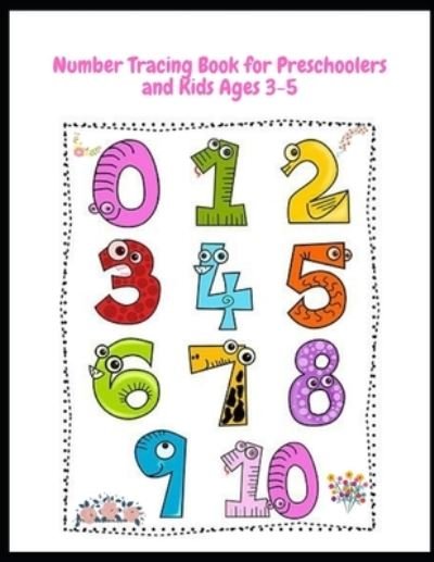 Cover for Mk El Nadi · Number Tracing Book for Preschoolers and Kids Ages 3-5 (Pocketbok) (2020)