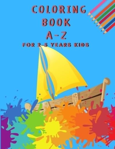 Cover for Xaralampos Trez Mpampis · Coloring Book A-Z (Pocketbok) (2021)