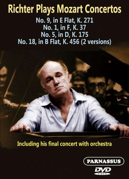 Cover for Sviatoslav Richter / Lorin Maazel / French Nro / Barshai · Richter Plays Mozart Concertos (DVD) (2019)