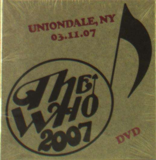 Cover for The Who · Live: 3/11/07 - Uniondale Ny (DVD) (2019)