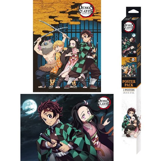 Demon Slayer - Boxed Poster Set - Posters - Boxed Set - Annen -  - 0819065029280 - 2. mars 2024
