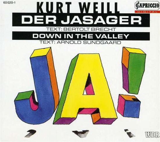 Der Jasager - Weill / Gundlach - Música - CAP - 0845221004280 - 17 de março de 1993