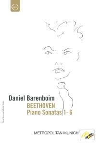 Piano Sonatas 1-6 - Ludwig Van Beethoven - Películas - EUROARTS - 0880242664280 - 3 de febrero de 2022
