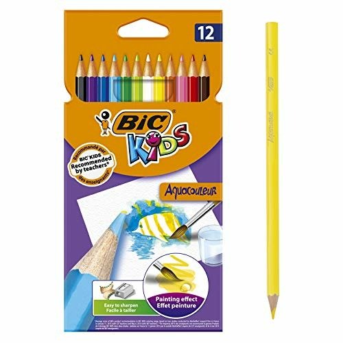 BIC Kids Aquacouleur 12st. - Bic - Merchandise -  - 3270220000280 - 