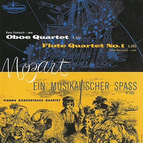 Cover for Mozart / Vienna Konzerthaus Quartet · Mozart: Oboe Quartet in F / Flute Quartet in D (CD) [Japan Import edition] (2023)