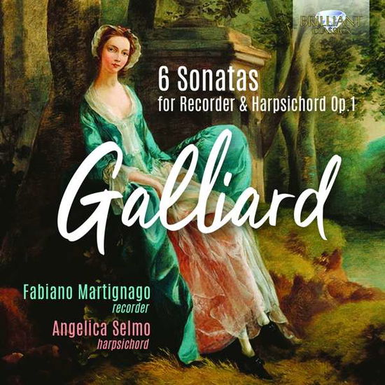 Cover for Fabiano Martignago · Galliard: 6 Sonatas for Recorder &amp; Harpsichord Op.1 (CD) (2021)