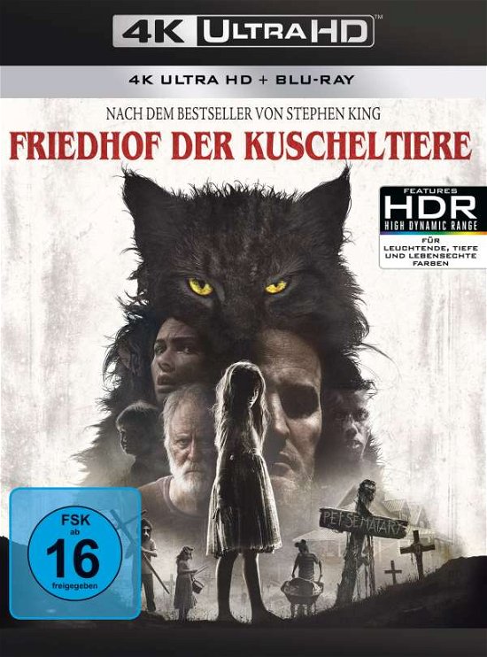 Cover for Jason Clarke,john Lithgow,amy Seimetz · Friedhof Der Kuscheltiere (4K UHD Blu-ray) (2019)