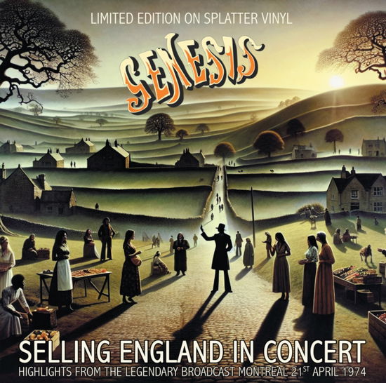 Cover for Genesis · Selling England In Concert (Splatter Vinyl) (LP) (2024)