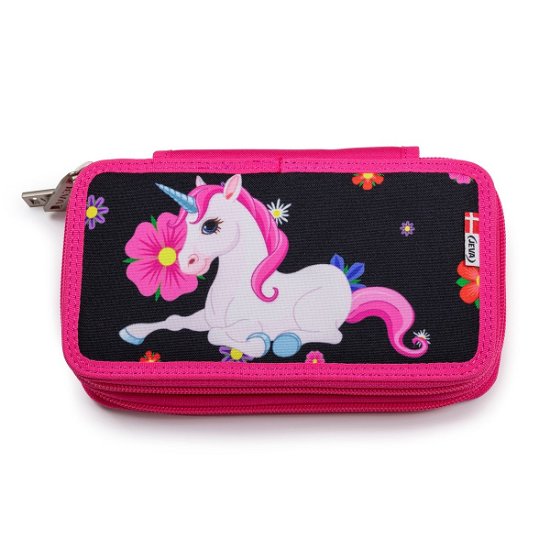 Cover for Jeva · Pencil Case Twozip - My Flower Unicorn (8865-28) (Toys)