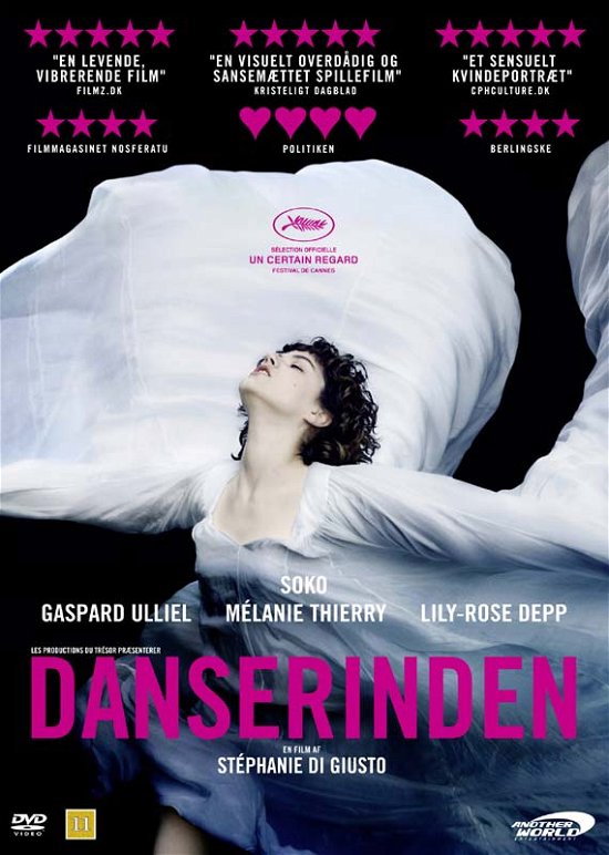 Cover for Gaspard Ulliel / Lily-Rose Depp / Mélanie Thierry / Soko · Danserinden (DVD) (2017)