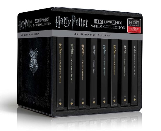 Wizarding World · Harry Potter Complete 8-film Collection Steelbook Library  Case - 4k Ultra Hd (Blu-ray) (2021)