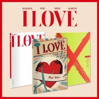 Cover for (G)I-DLE · I Love (CD) [Photobook edition] (2022)