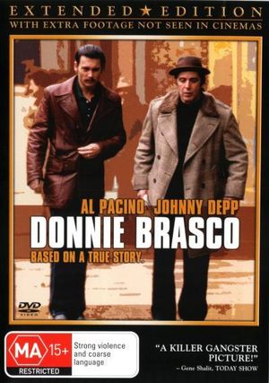 Cover for Pacino, Al, Depp, Johnny, Madsen, Michael, Heche, Anne, Kirby, Bruno, Russo, James · Donnie Brasco (DVD) [Extended edition] (2009)