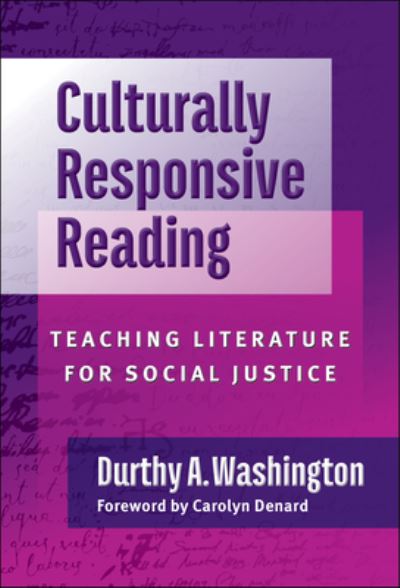 Cover for Durthy A. Washington · Culturally Responsive Reading (Book) (2023)