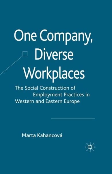 Cover for Kahancová · One Company, Diverse Workplac (Buch) (2010)