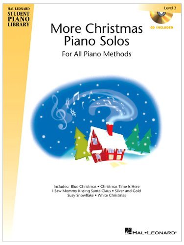 Cover for Hal Leonard Corp. · More Christmas Piano Solos Level 3 Bk/cd (Hal Leonard Student Piano Library) (Paperback Book) [Pap / Com edition] (2010)