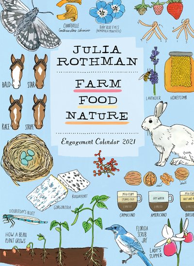 Cover for Julia Rothman · 2021 Farm, Food, Nature Diary (Calendar) (2020)