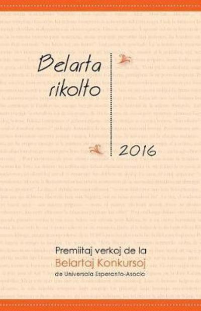 Cover for Humphrey Tonkin · Belarta Rikolto 2016 (Paperback Book) (2016)