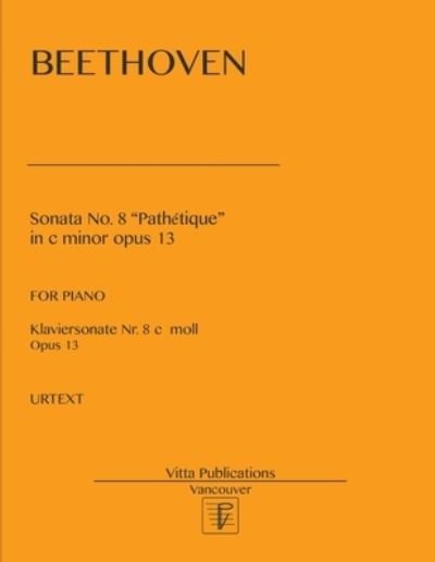 Cover for Beethoven · Sonata no. 8 Pathetique (Paperback Bog) (2018)