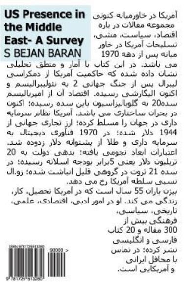 Cover for Dr S Bejan Baran · America in the Middle East (Paperback Bog) (2018)