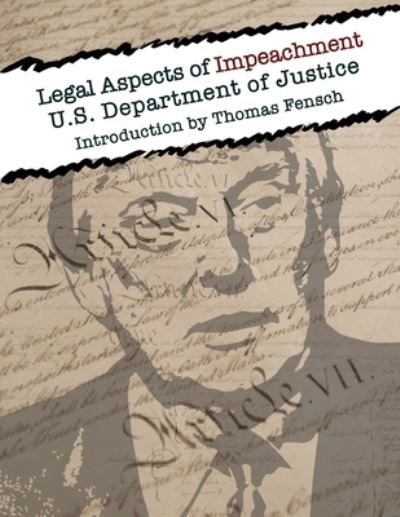 Cover for Thomas Fensch · Legal Aspects of Impeachment (Paperback Book) (2019)