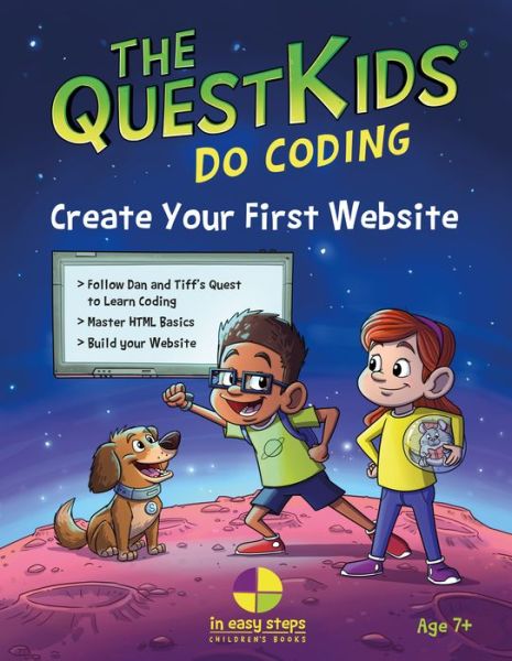 Cover for Darryl Bartlett · Create Your First Website in easy steps: The QuestKids children's series - In Easy Steps - The QuestKids (Paperback Book) (2019)