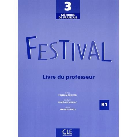 Festival: Livre du professeur 3 - Poisson-quinton - Livres - Fernand Nathan - 9782090353280 - 12 février 2007