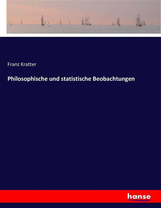 Cover for Kratter · Philosophische und statistische (Bog) (2016)