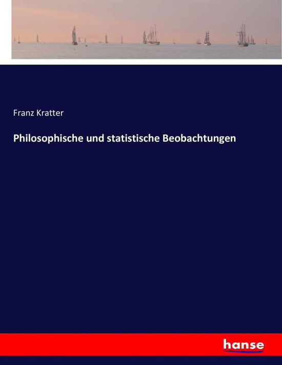 Cover for Kratter · Philosophische und statistische (Book) (2016)