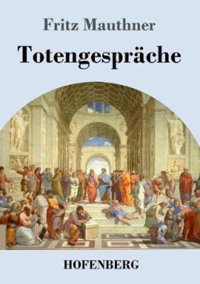 Cover for Mauthner · Totengespräche (Book) (2018)